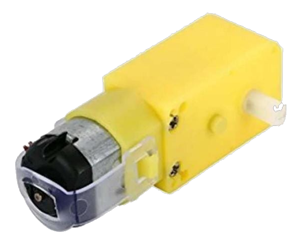 Yellow BO Gear Motor 100 RPM Single Shaft (3V-6V DC)