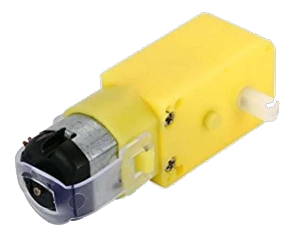 Yellow BO Gear Motor 60 RPM Single Shaft (3V-6V DC)